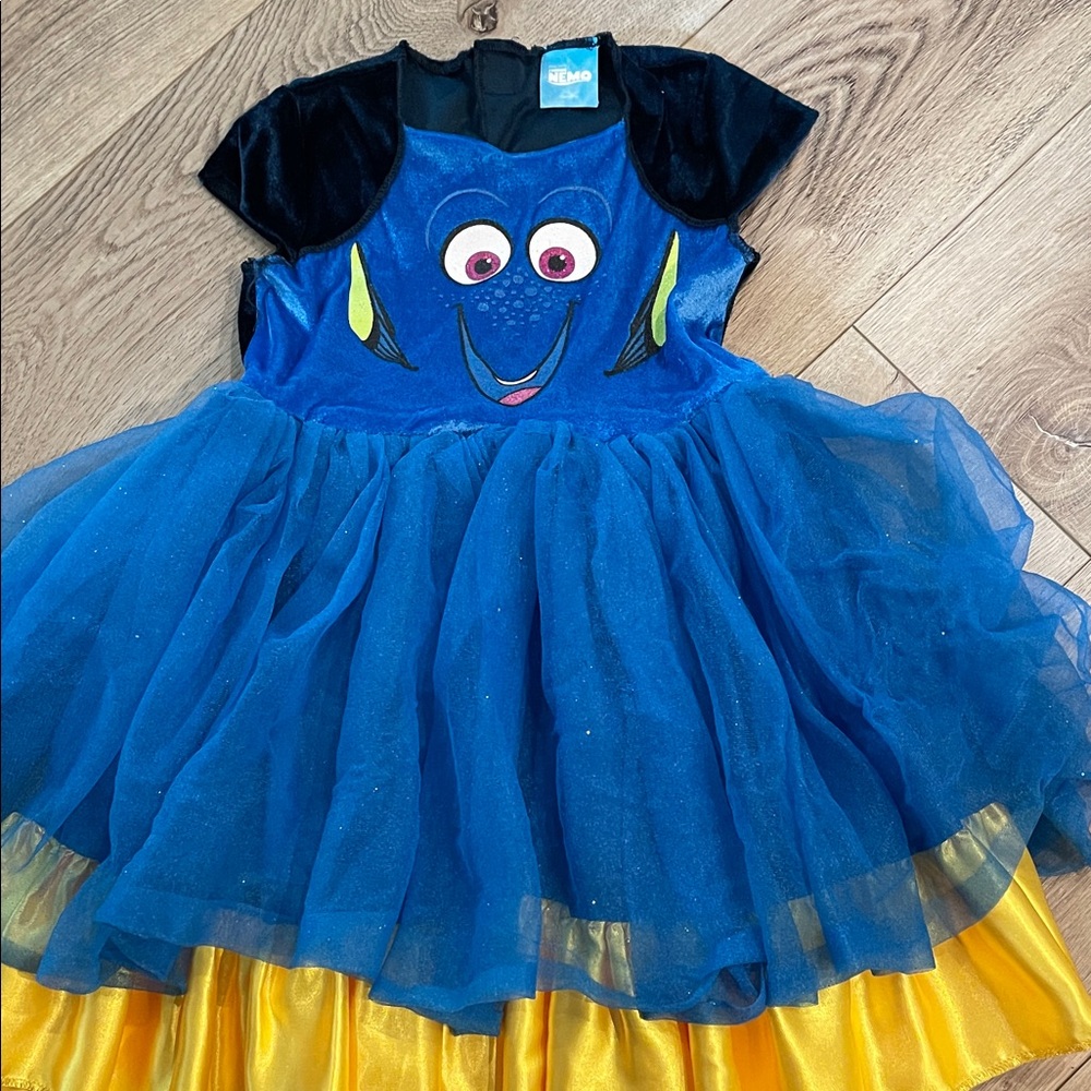 Disney Finding Nemo - Dory Blue and Yellow Fish Character Kids Costume